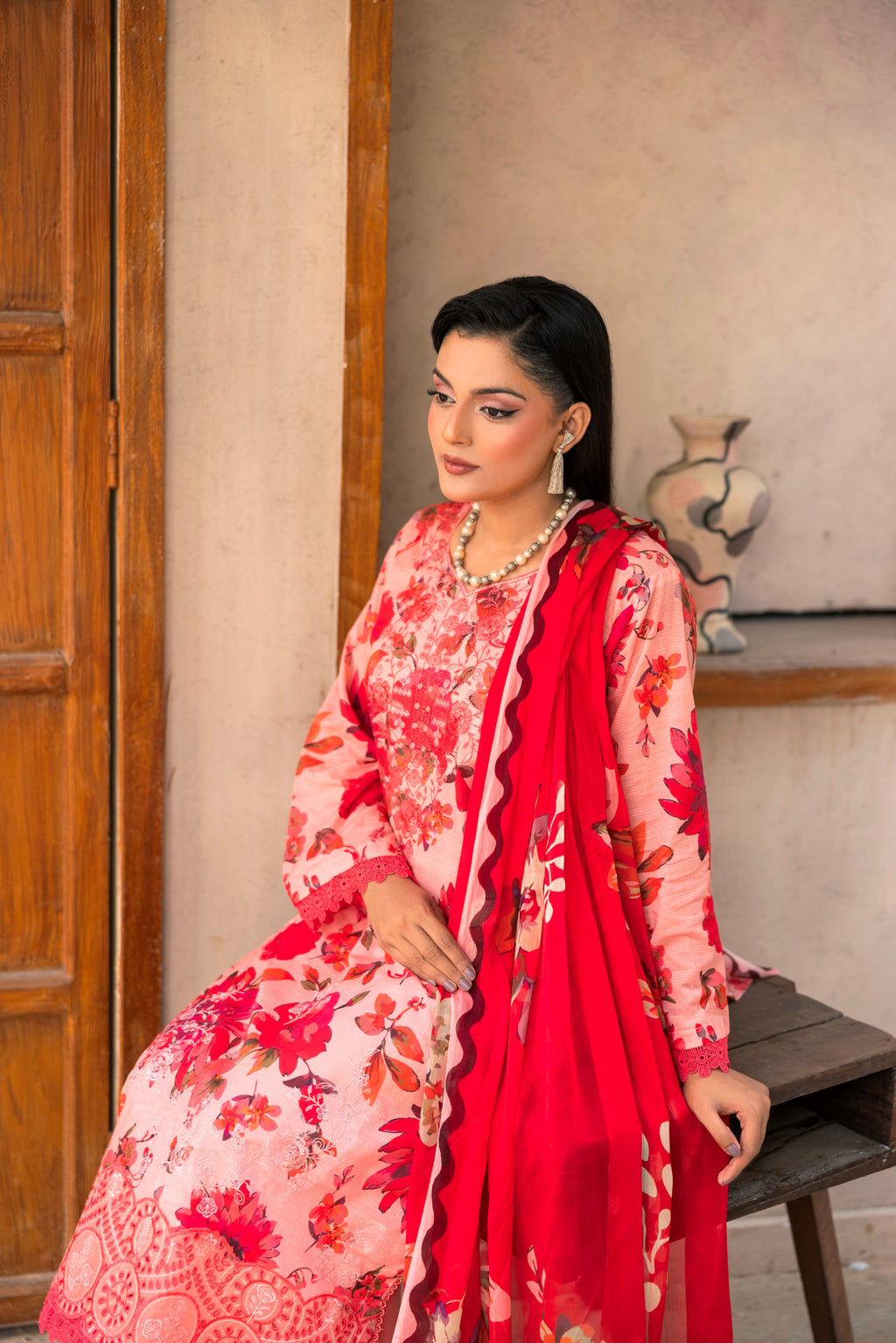UNSTITCHED EMBROIDERY LAWN  COLLECTION