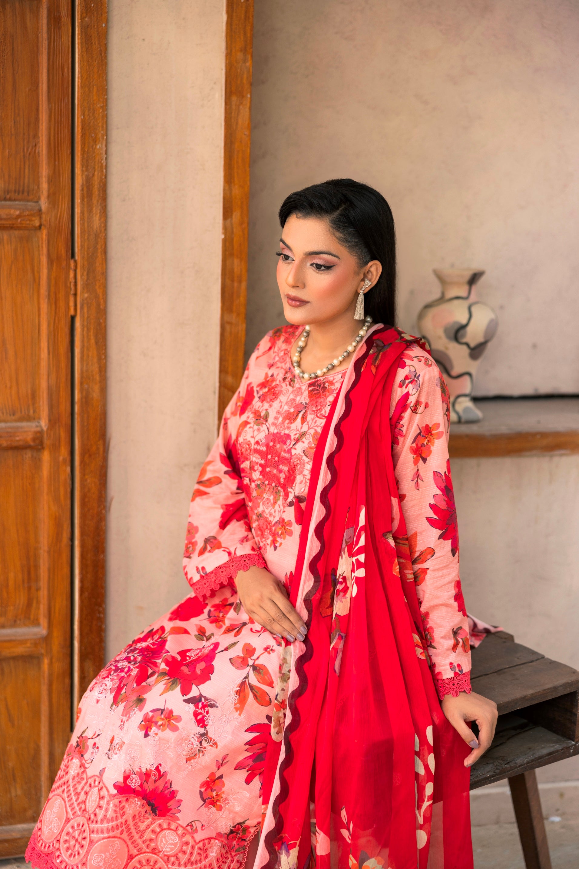 Luxury Embroidered Lawn Suit