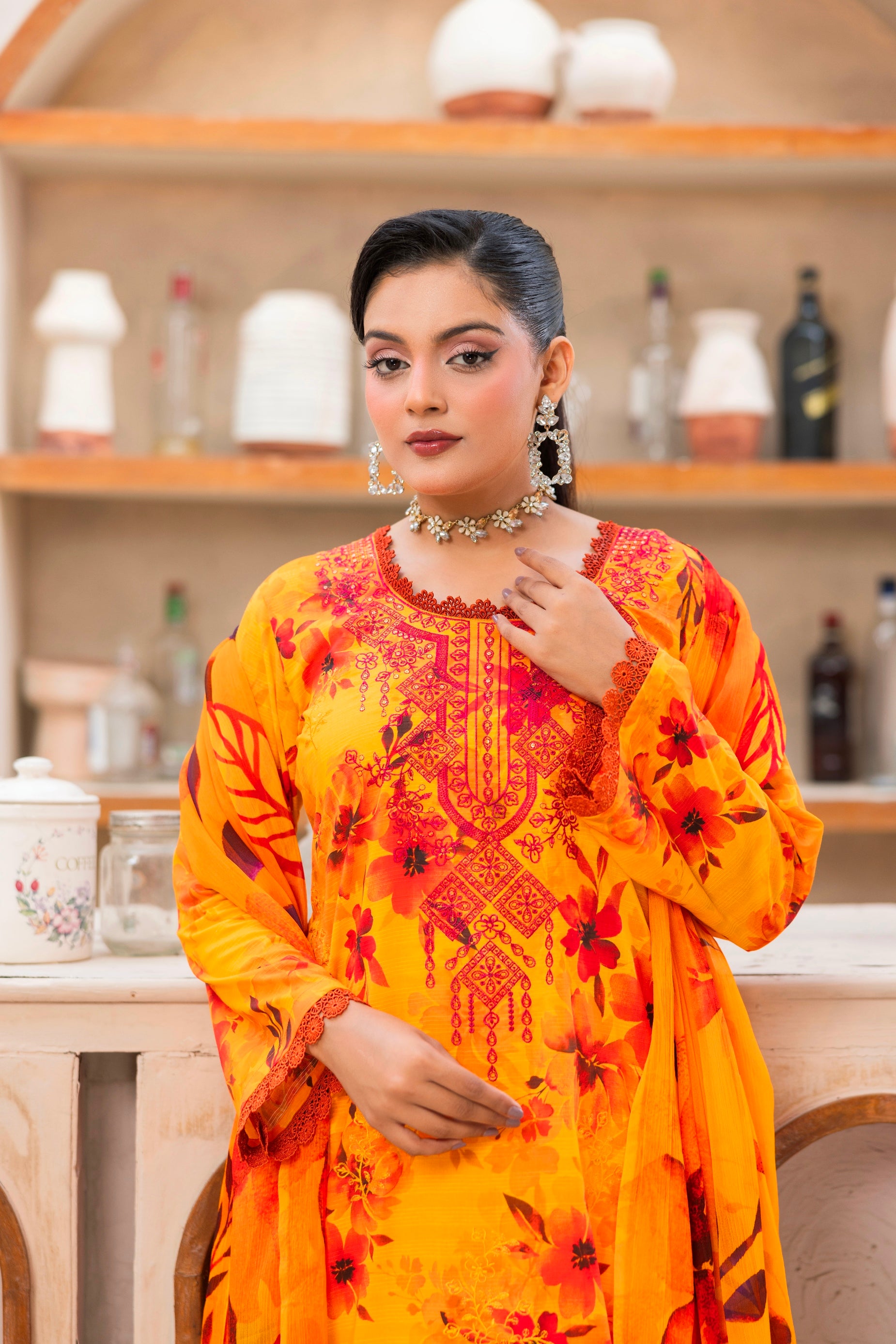 Luxury Embroidered Lawn Suit