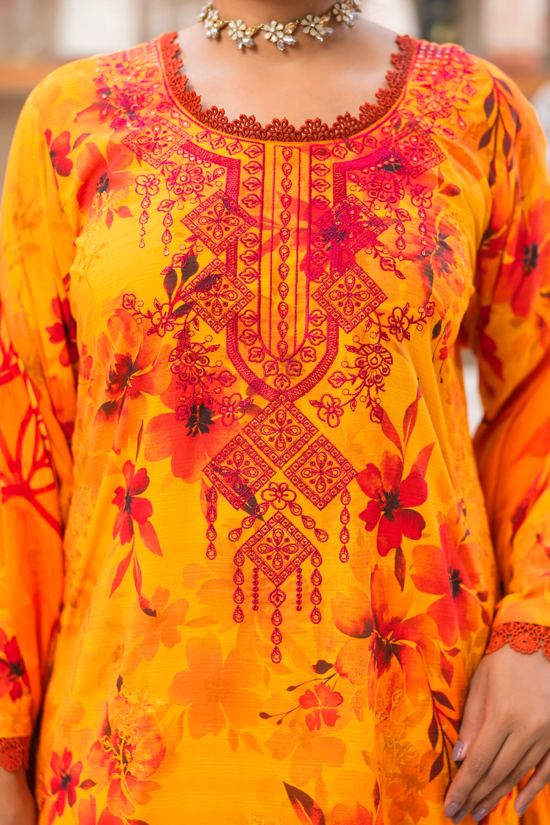 Luxury Embroidered Lawn Suit