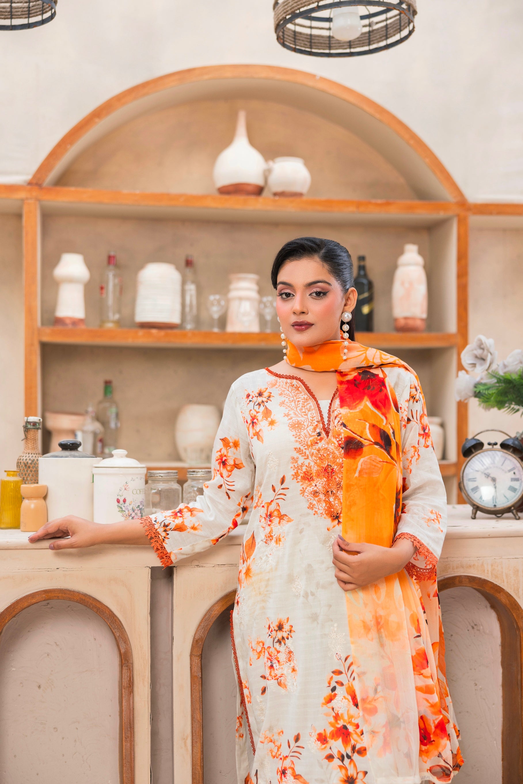 Luxury Embroidered Lawn Suit