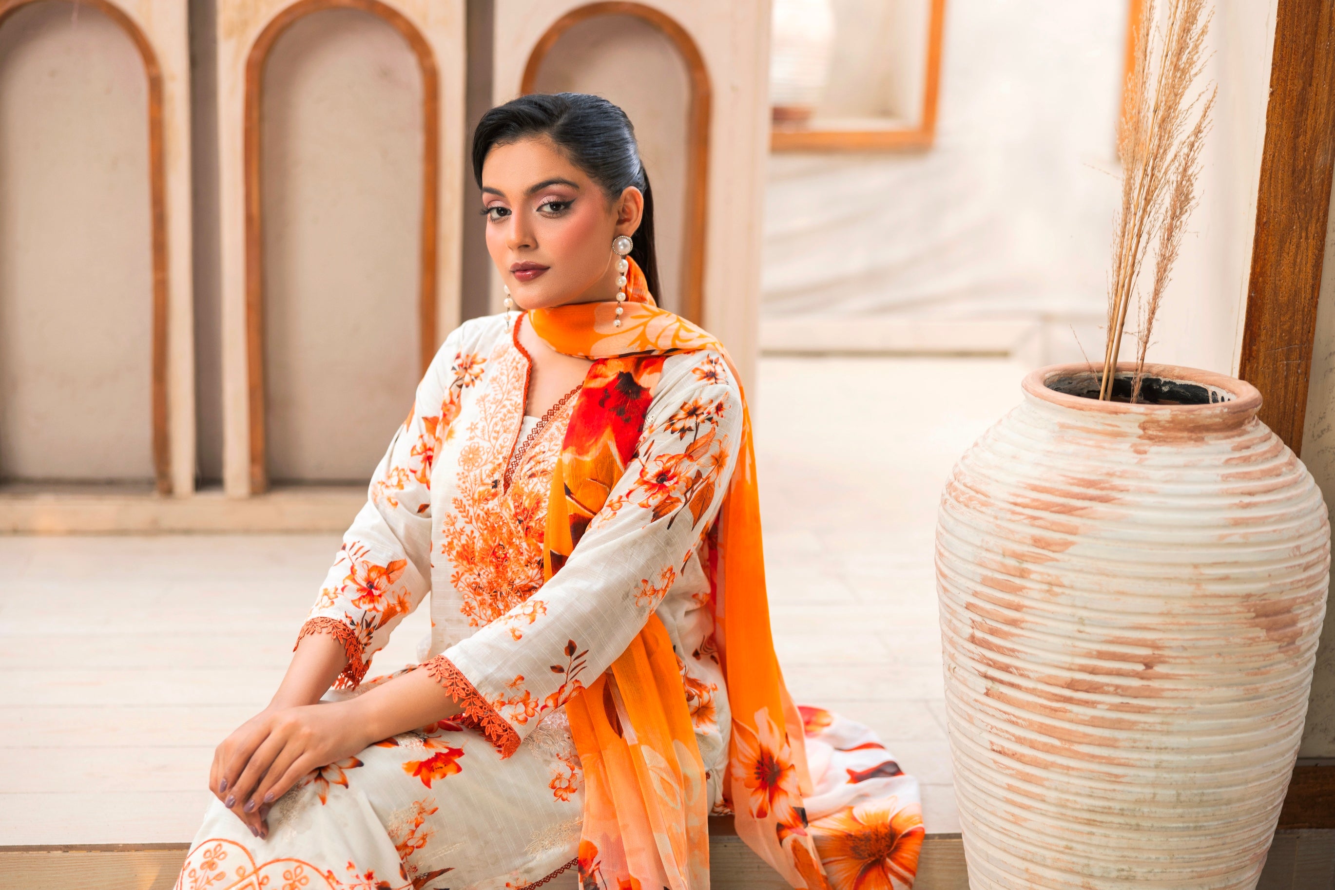 Luxury Embroidered Lawn Suit