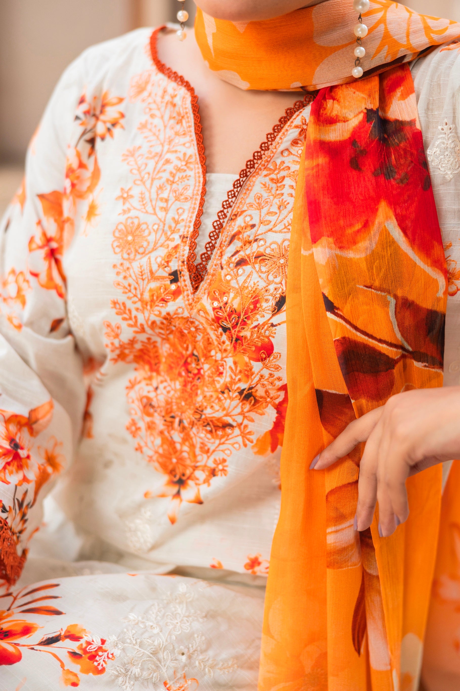 Luxury Embroidered Lawn Suit