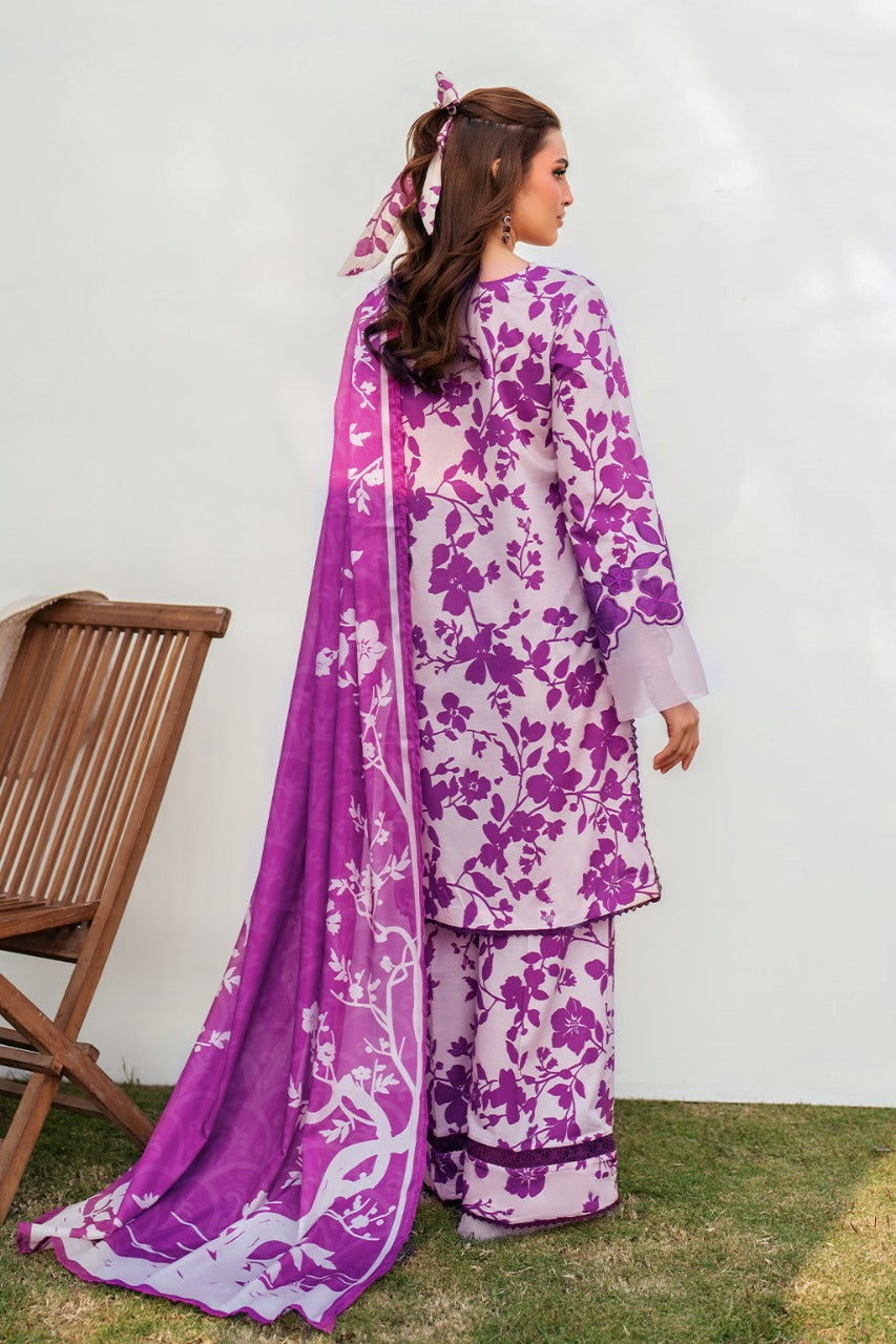 PRINTED ZARI LAWN
