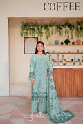 Luxury Embroidered 3 Piece Suit