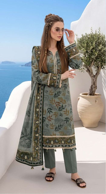 DIGITAL PRINTED 3 PIECE LAWN