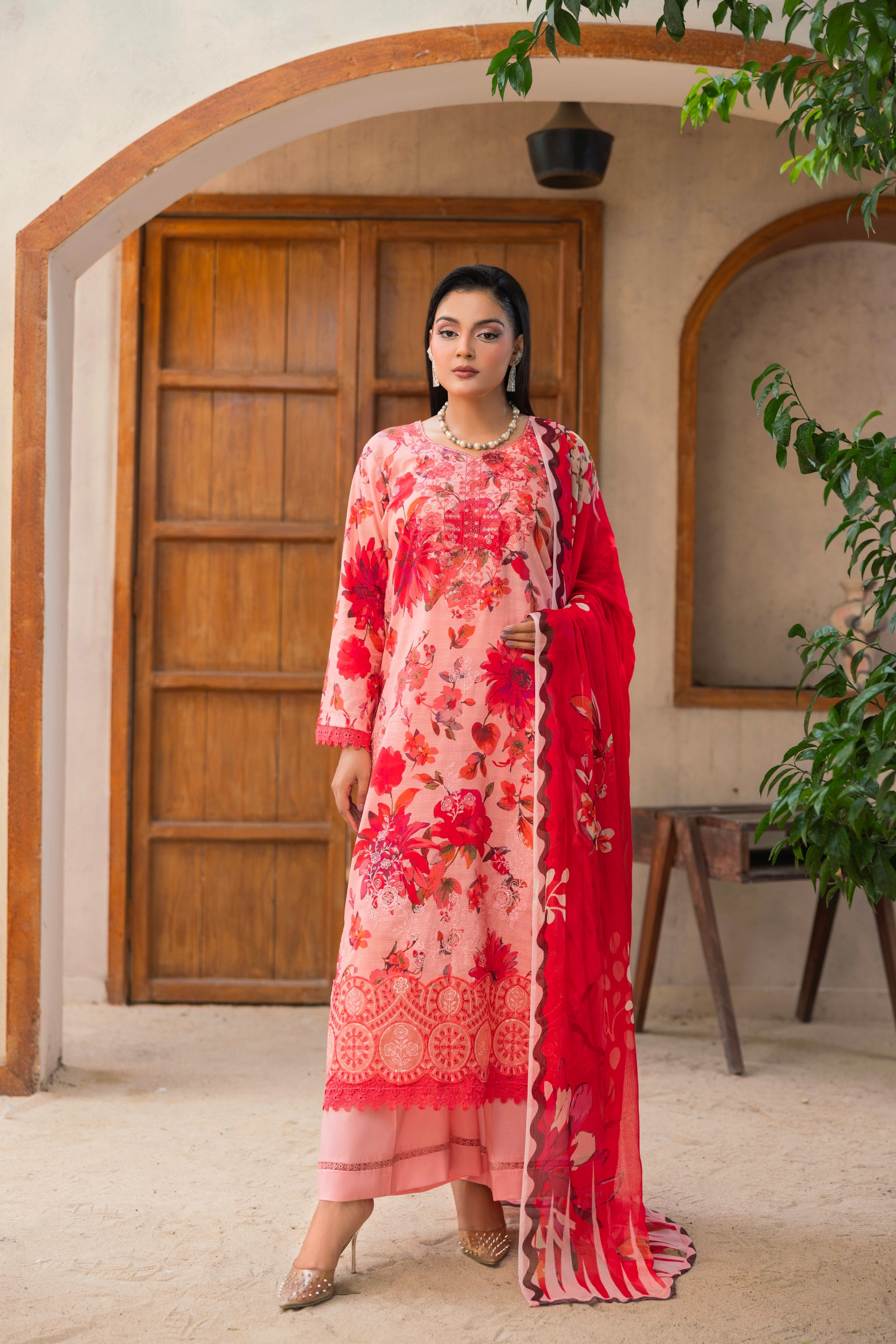 Luxury Embroidered Lawn Suit