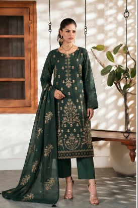 3 Piece Embroidered Lawn Suit