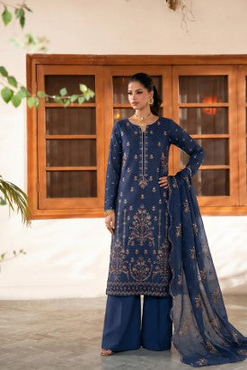 3 Piece Embroidered Lawn Suit