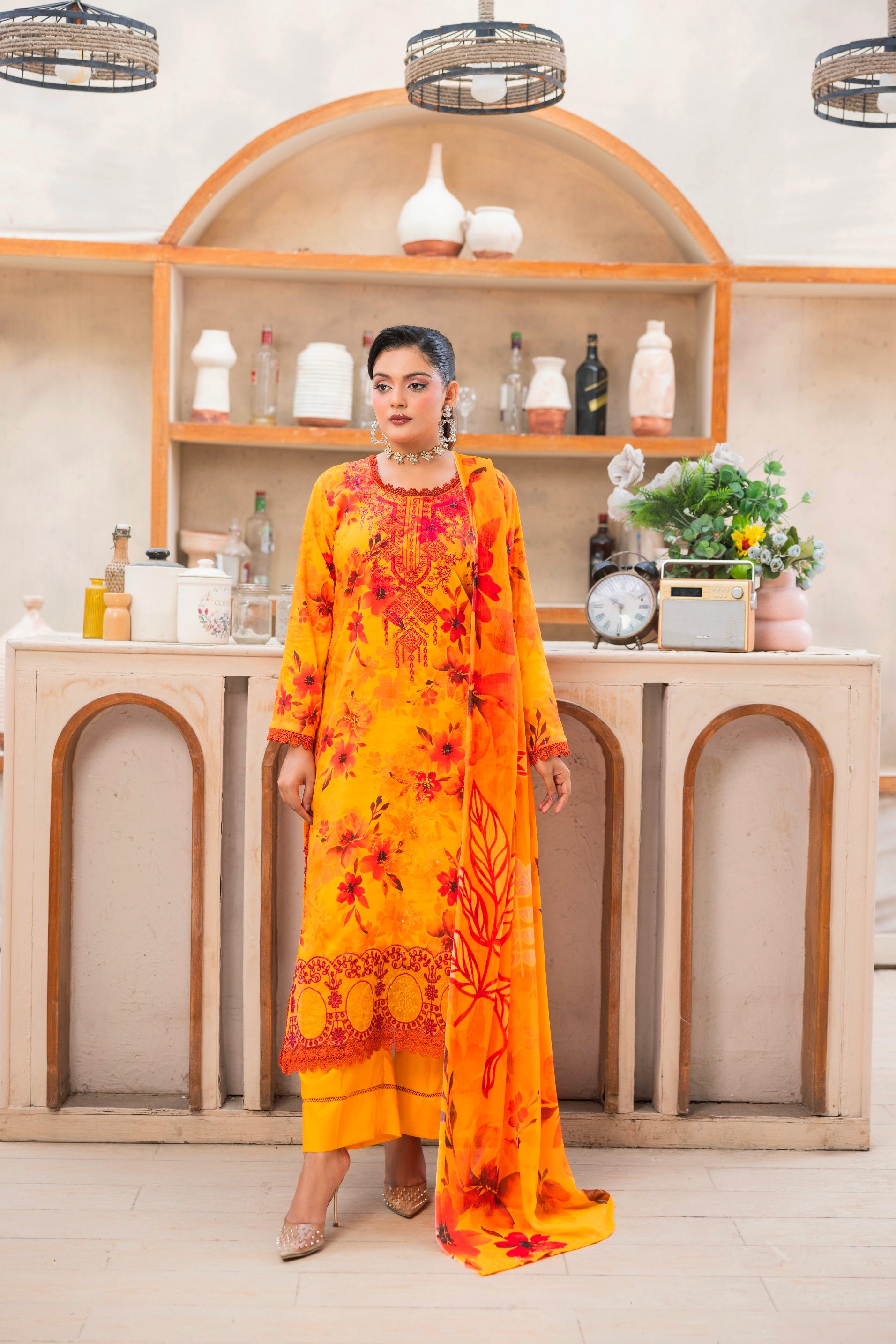 Luxury Embroidered Lawn Suit