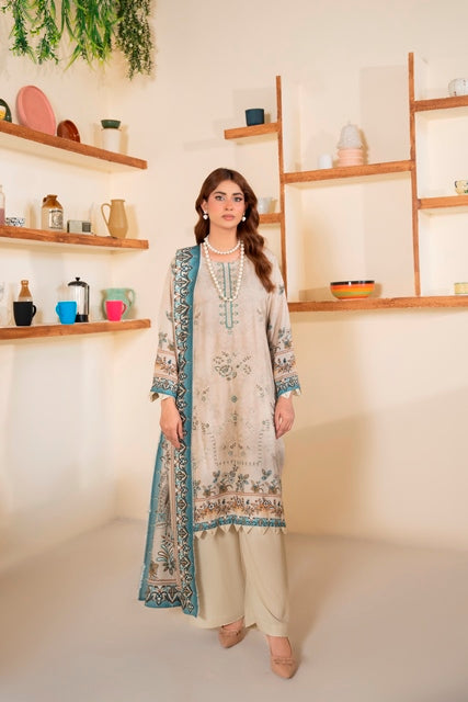 3 Piece Luxury Embroidered Suit