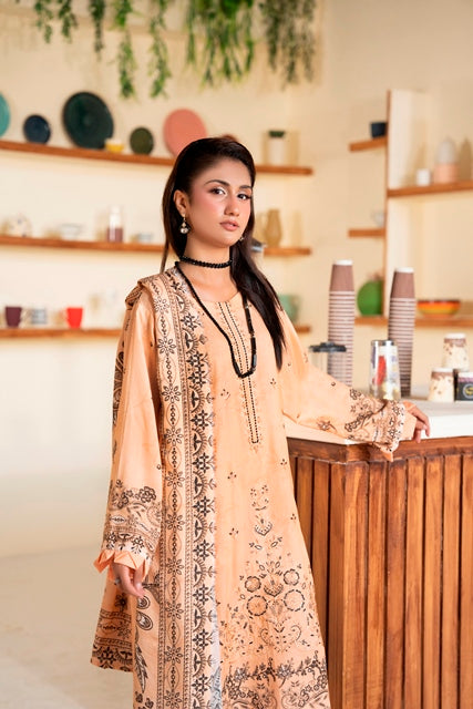3 Piece Luxury Embroidered Suit
