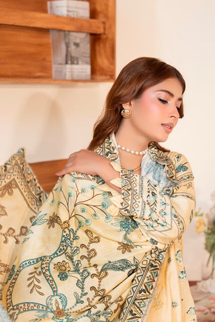 Luxury Embroidered 3 Piece Suit