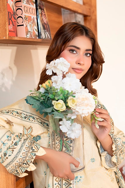 Luxury Embroidered 3 Piece Suit