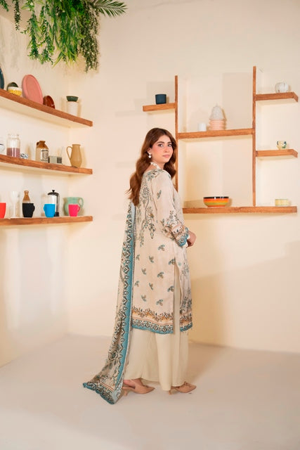 3 Piece Luxury Embroidered Suit