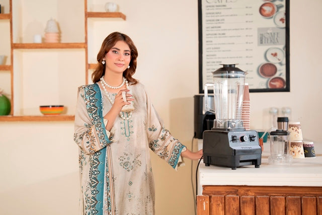 3 Piece Luxury Embroidered Suit