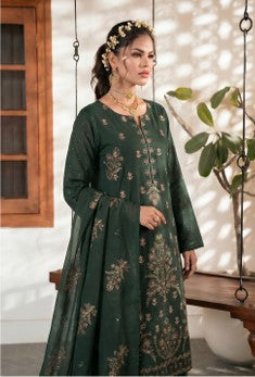 3 Piece Embroidered Lawn Suit