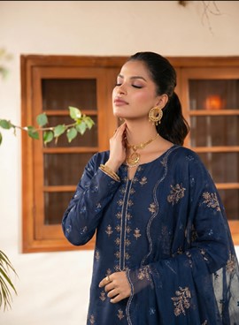 3 Piece Embroidered Lawn Suit