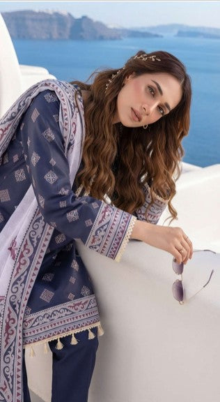DIGITAL PRINTED 3 PIECE LAWN