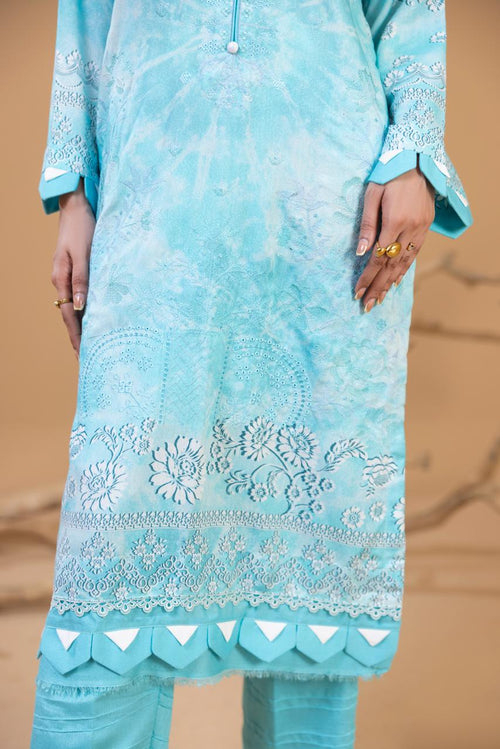3 Piece Embroidered Karandi Suit
