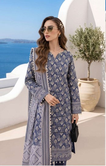 DIGITAL PRINTED 3 PIECE LAWN