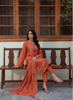 3 Piece Luxury Embroidered Suit
