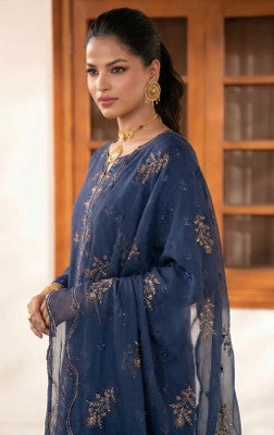 3 Piece Embroidered Lawn Suit