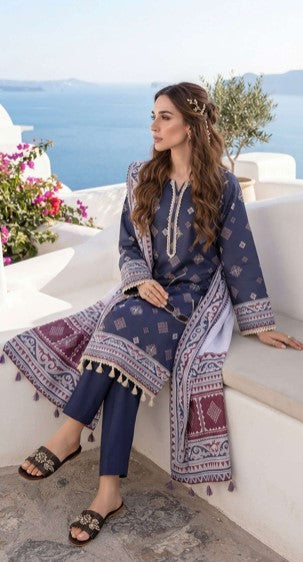 DIGITAL PRINTED 3 PIECE LAWN